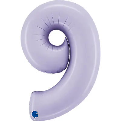 Цифра G "Сиреневый Сатин, 9" 40"